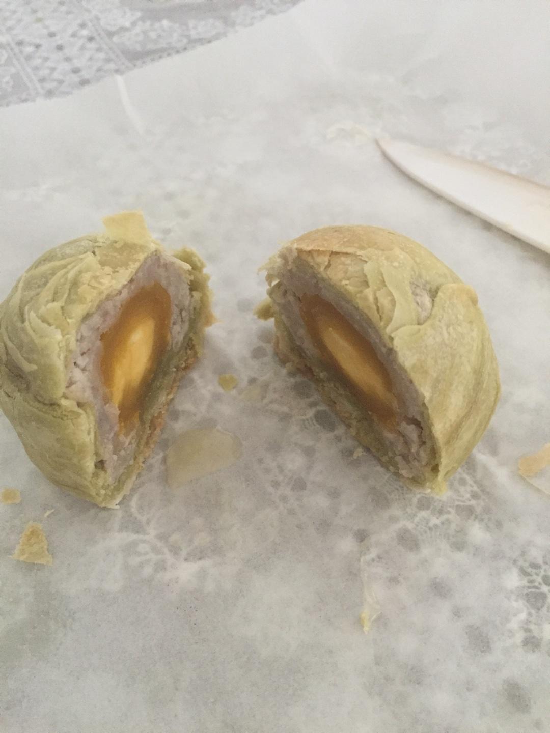 抹茶芋泥蛋黄酥