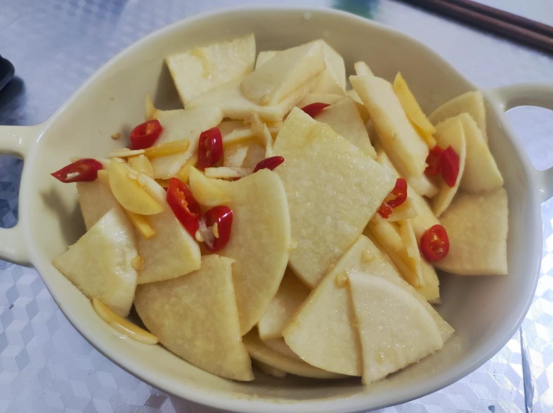 凉拌凉薯
