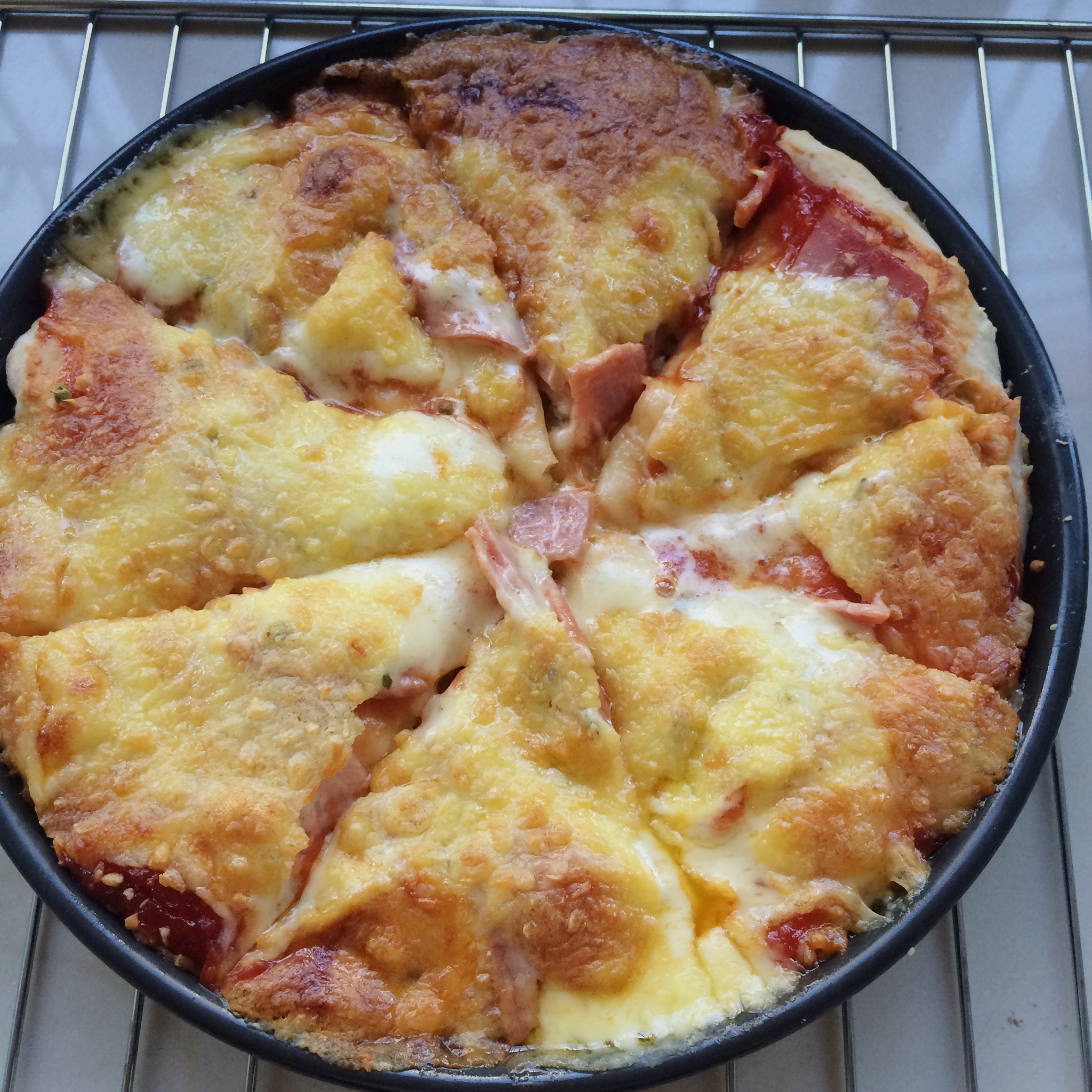 不用酵母的披萨底 No Yeast Pizza Dough