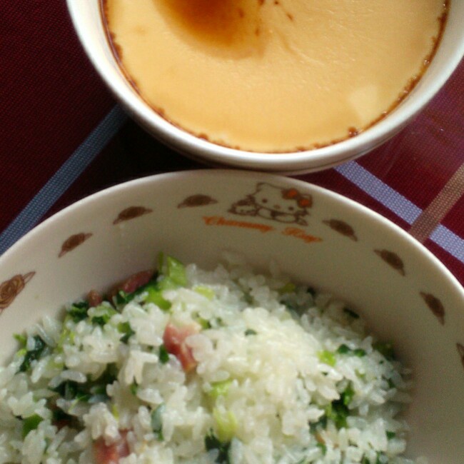 香肠青菜饭