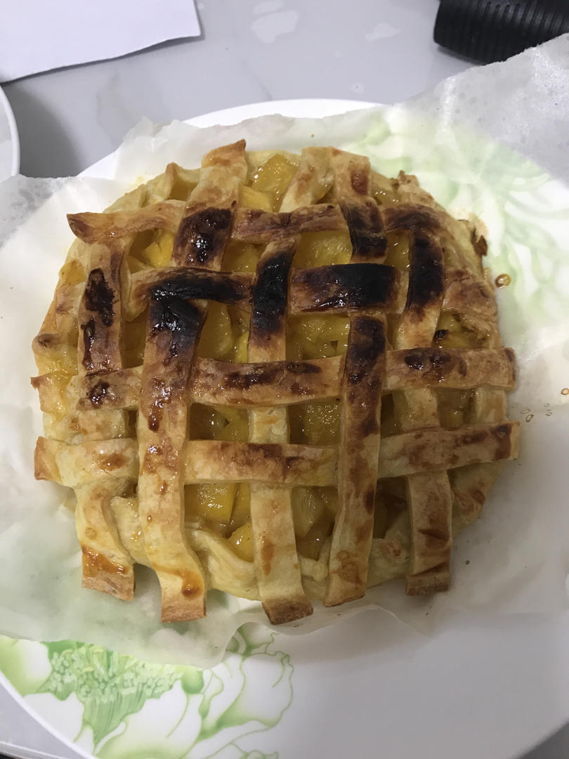 菠萝正当季，一定要试试这款手抓饼版的菠萝派