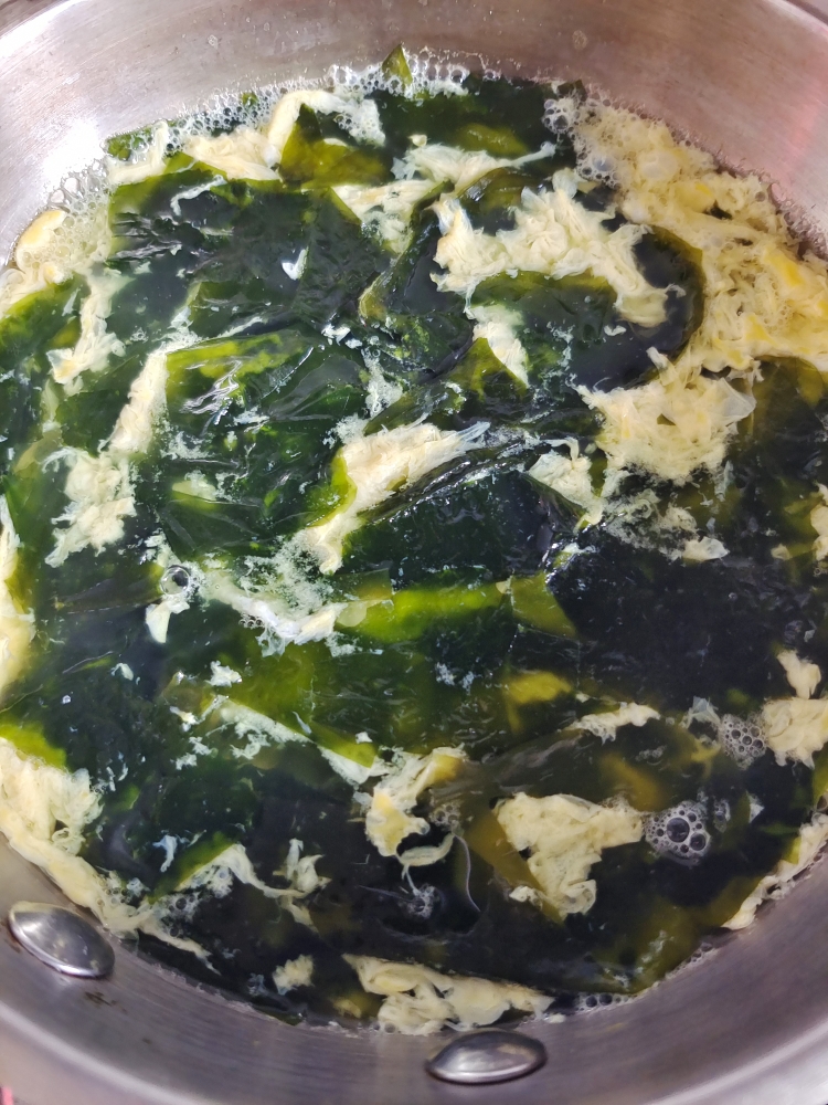 海藻（紫菜）鸡蛋汤的做法 步骤4