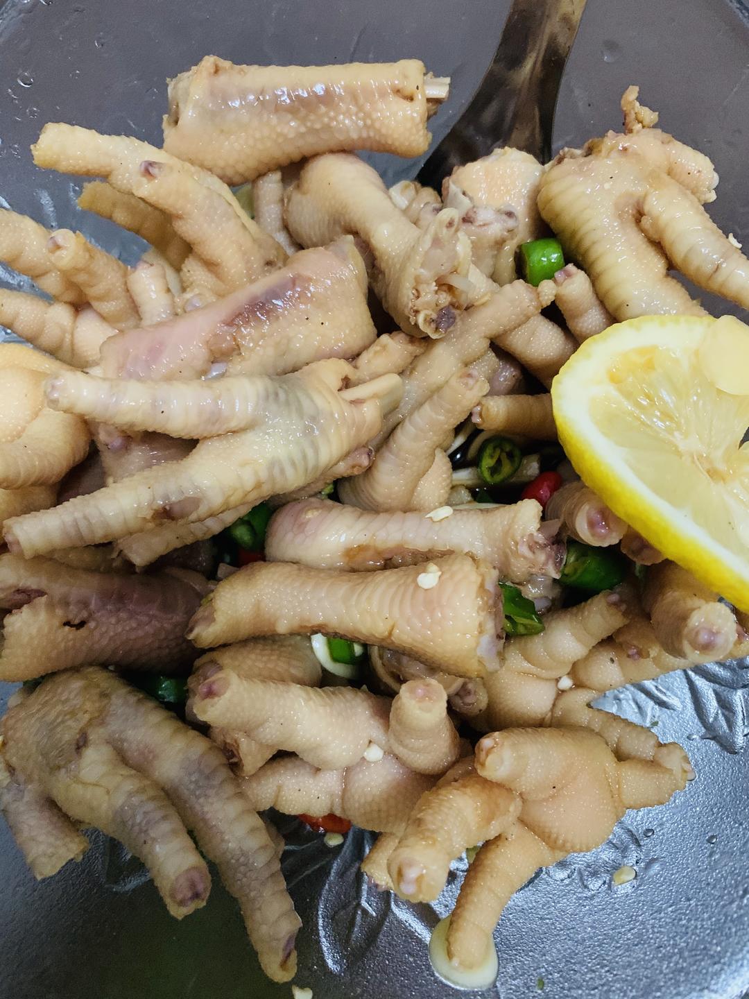 柠檬酸辣鸡爪