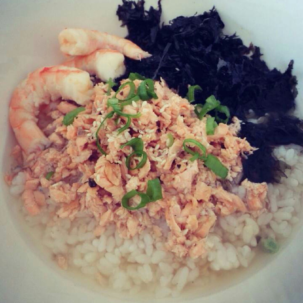 三文鱼茶泡饭