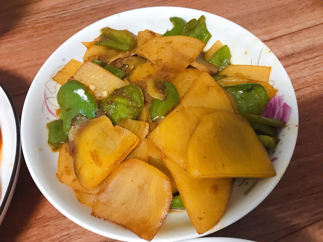 家常炒土豆片