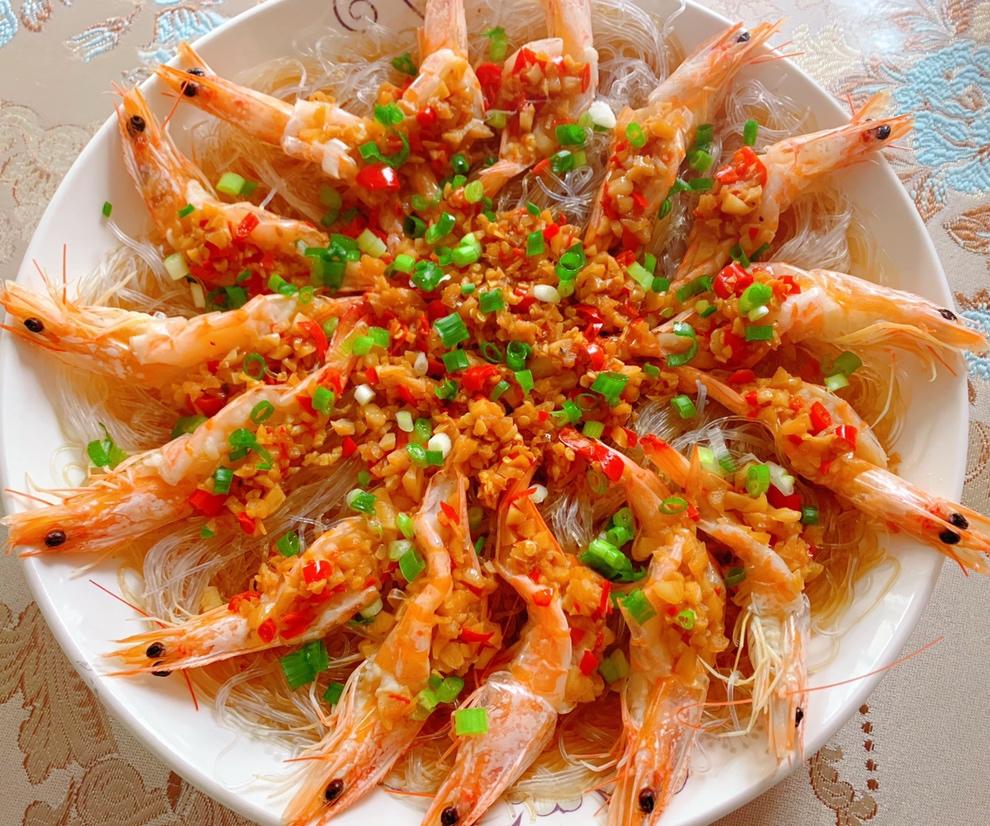 蒜蓉粉丝蒸虾