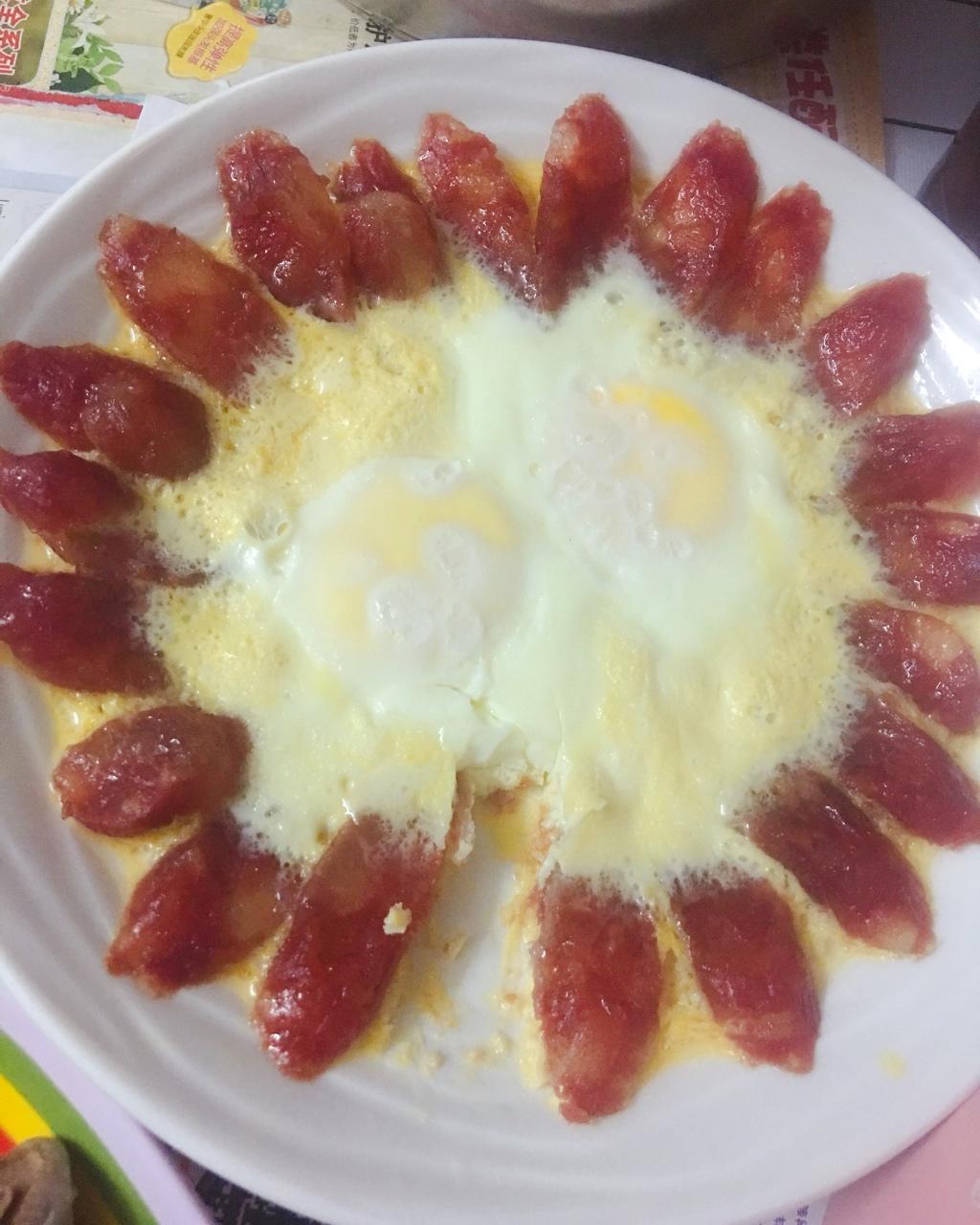 香肠蒸蛋