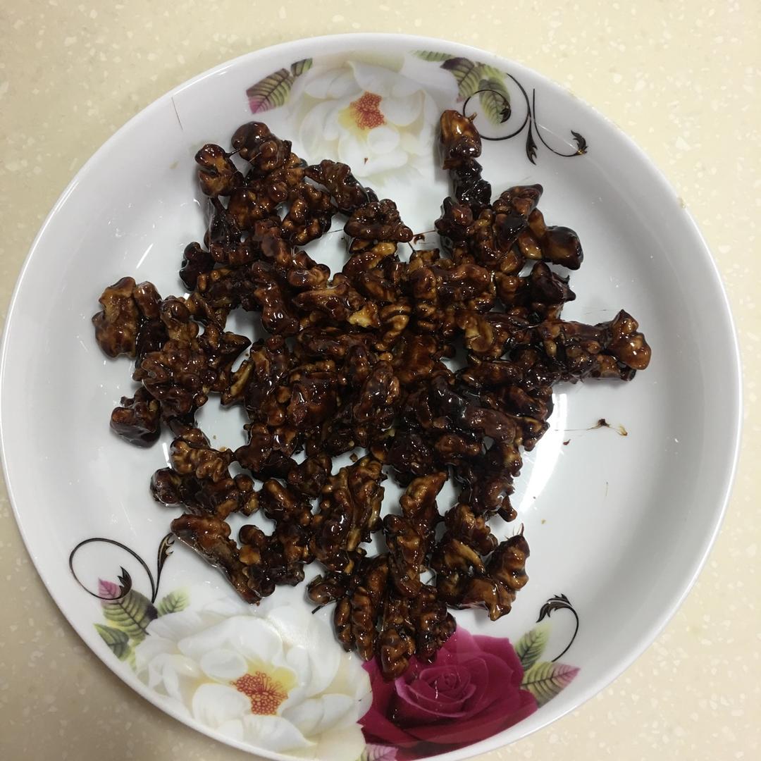 红糖炒核桃