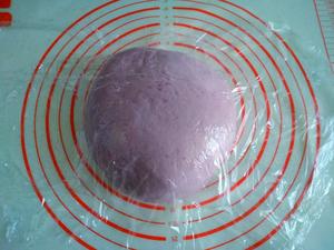 奶香紫薯小面包的做法 步骤4