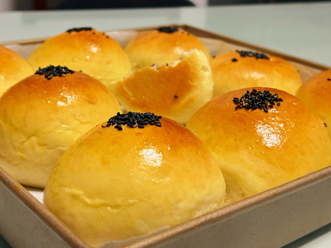 放3天也一样柔软的豆沙小餐包，好吃到哭