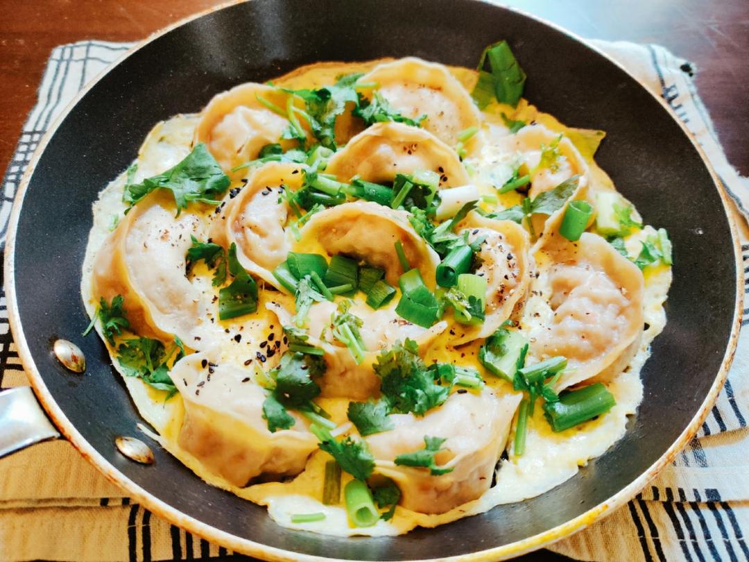 懒人快手抱蛋煎饺