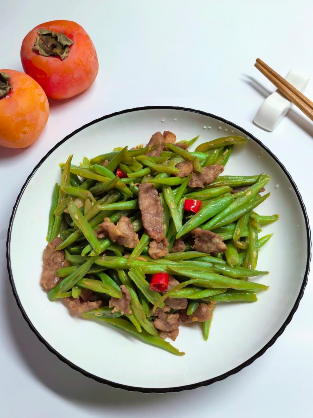 ㊙️腊味‼️四季豆炒腊肠‼️美味家常