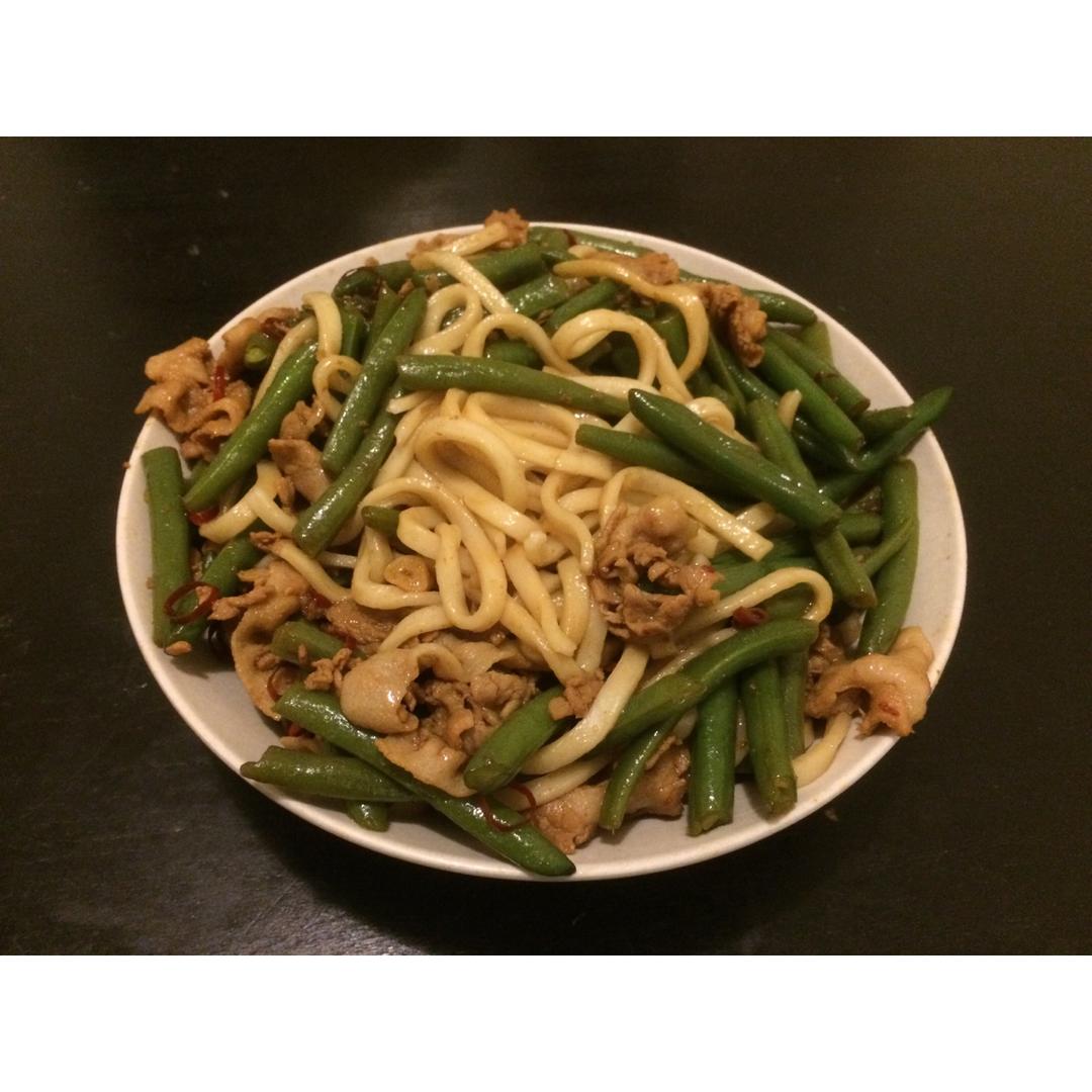 豆角焖面