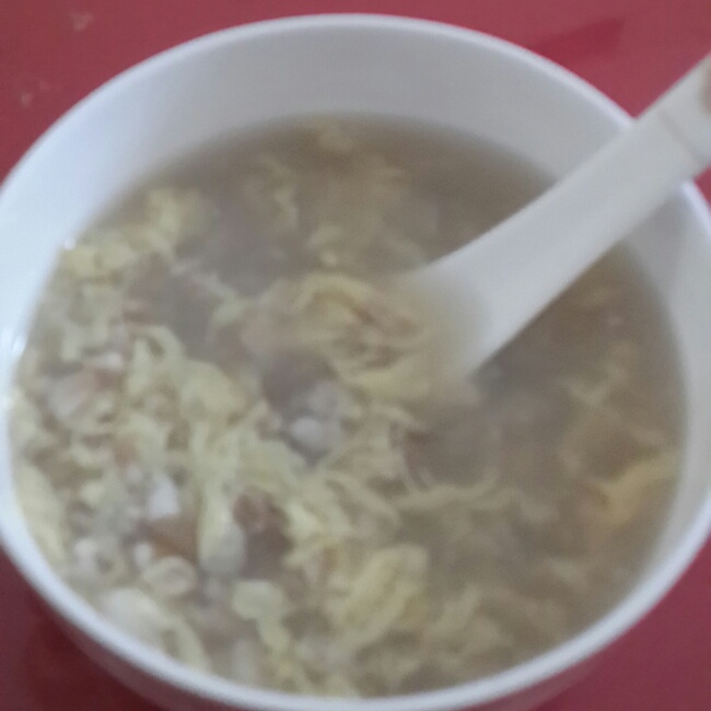 蛋花麦片羹