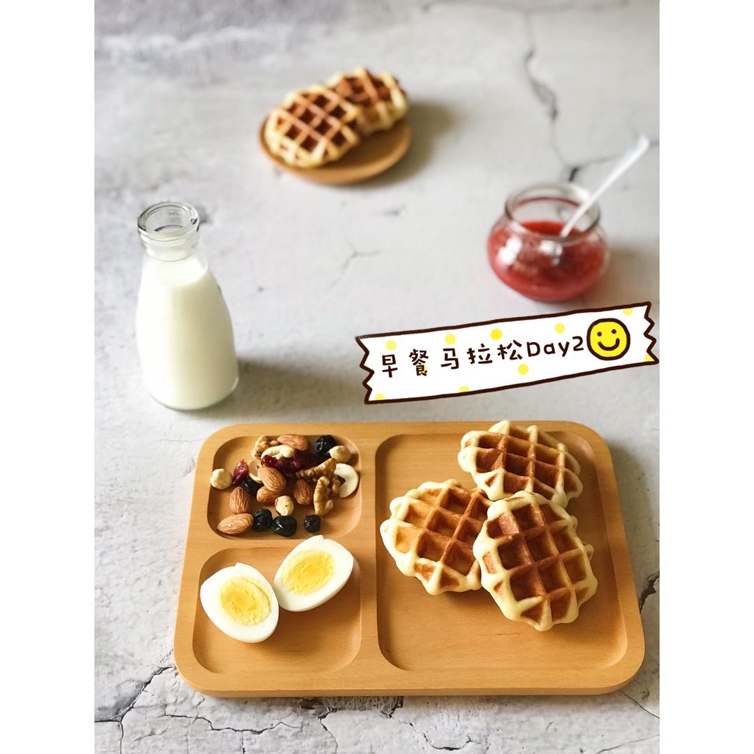紫米华夫饼