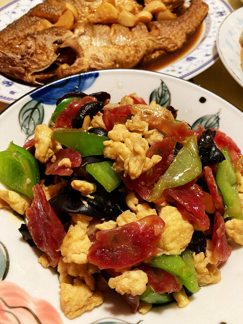 黑木耳青椒炒鸡蛋(营养又下饭) 安番茄麻麻做的黑