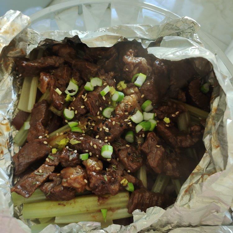 平底锅锡纸牛肉（超快手）