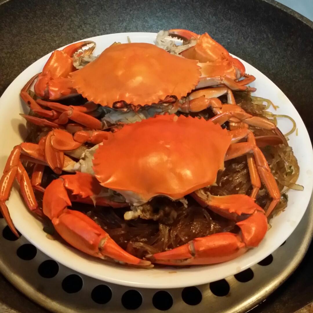 幸福花之语做的粉丝蒸红鲟