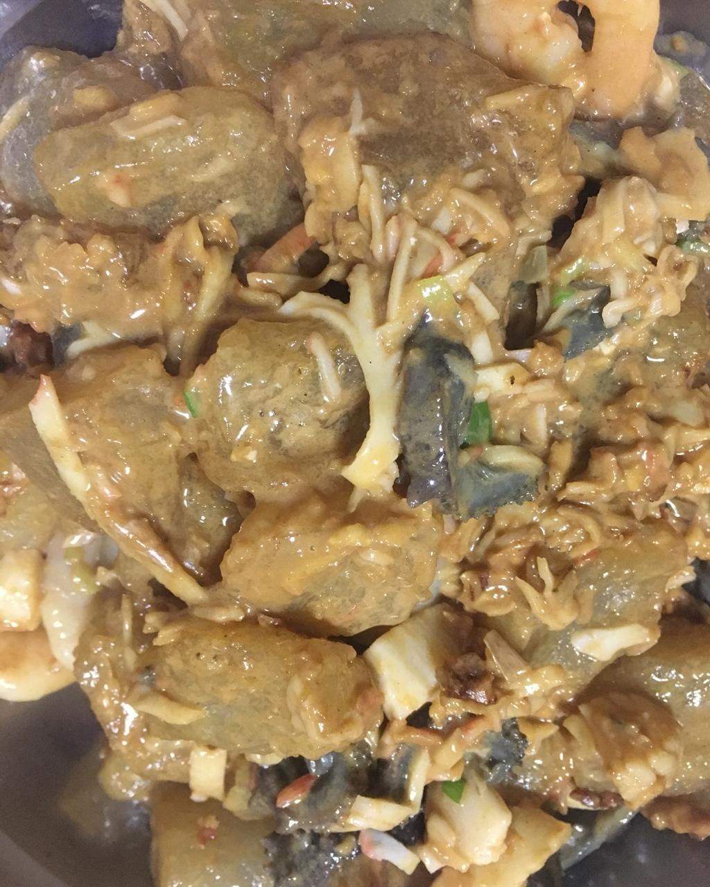 三鲜焖子