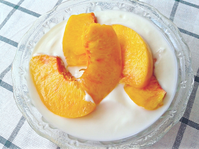 酸奶黄桃