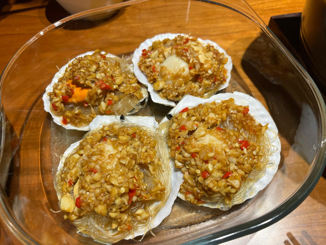 蒜蓉粉丝烤扇贝