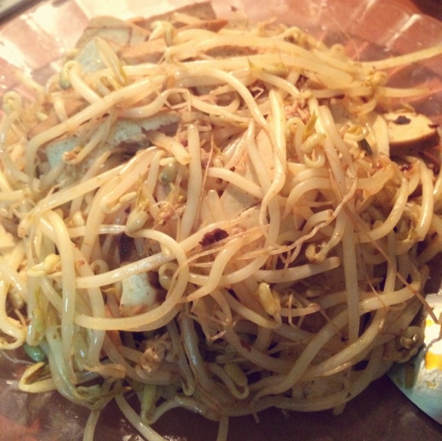豆芽炒豆干