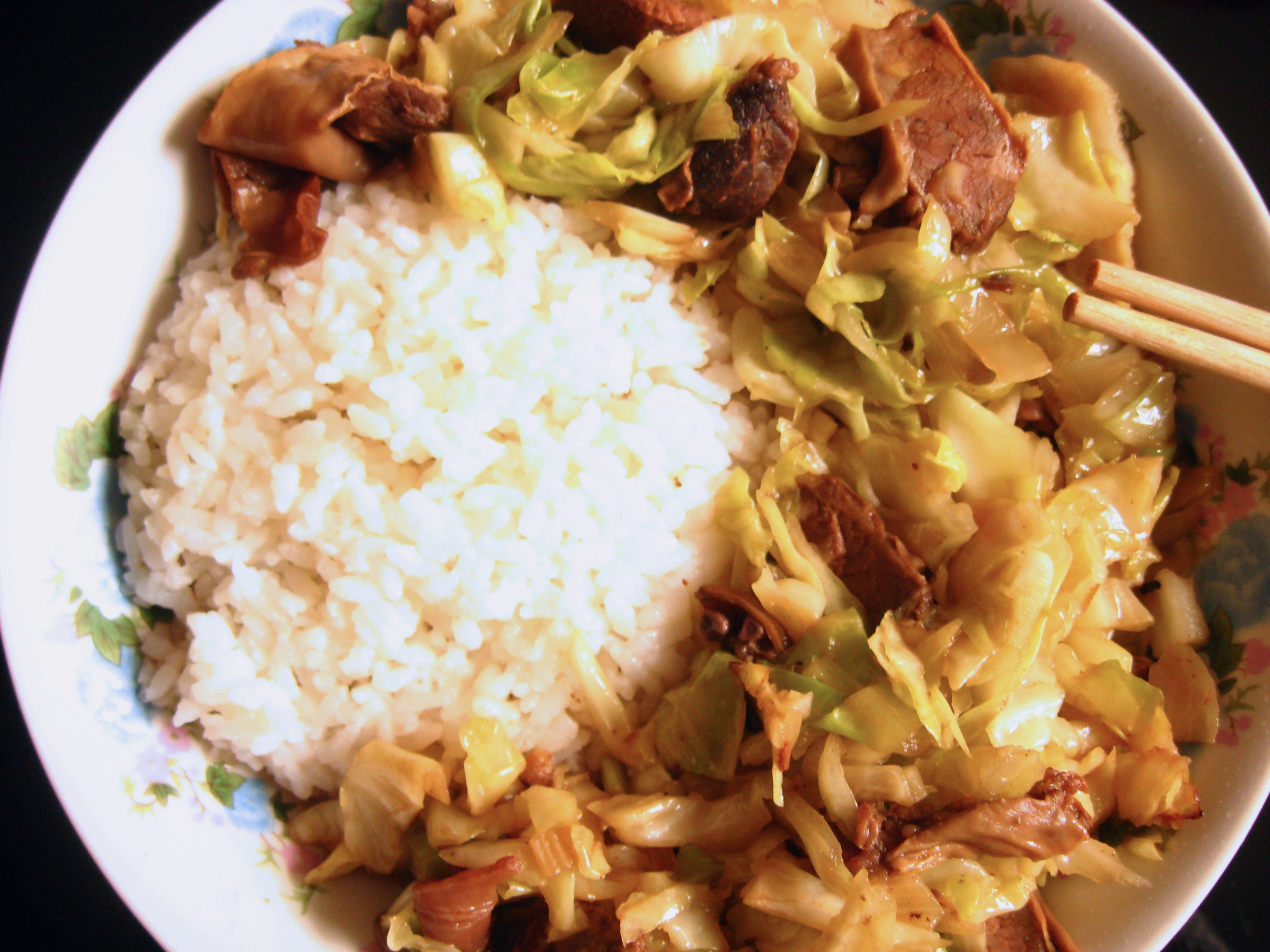 培根炒圆白菜