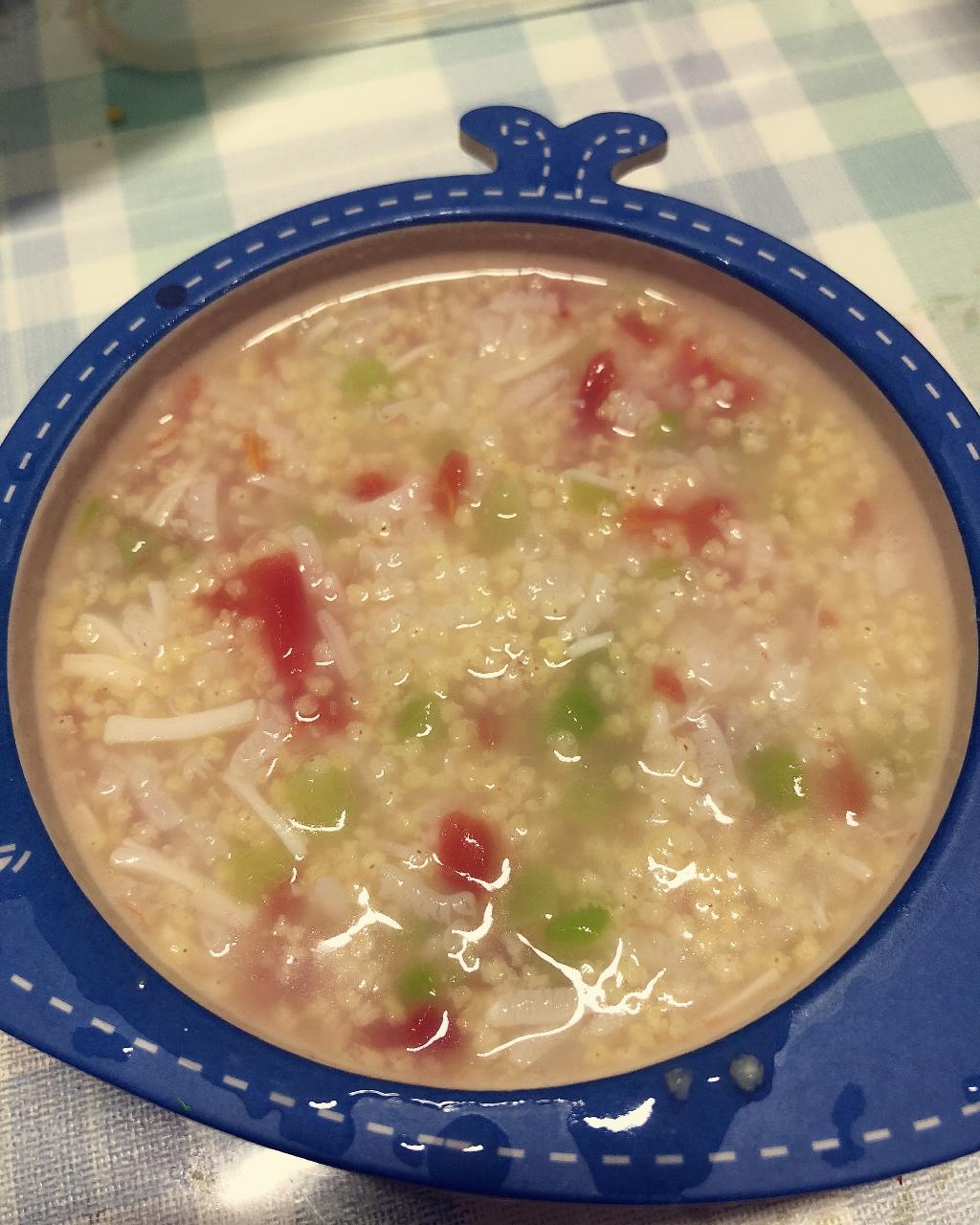 番茄丝瓜干贝粥 宝宝辅食食谱的全部作品