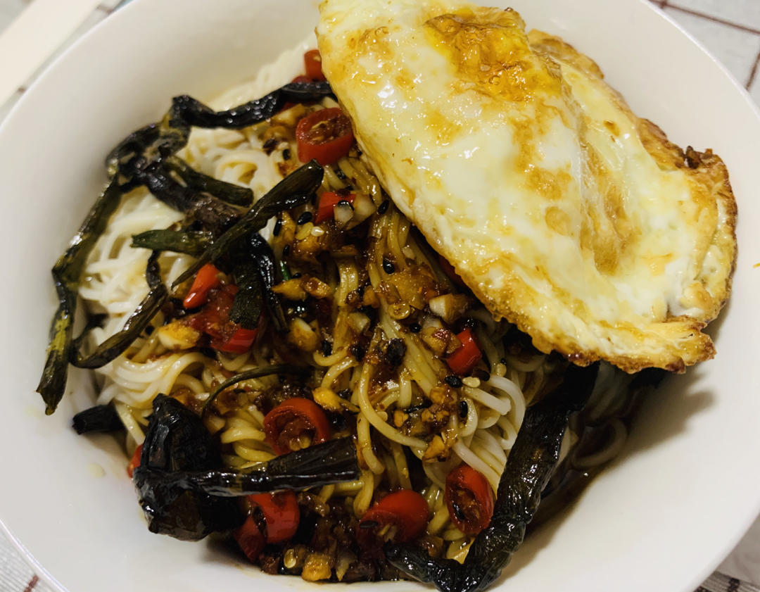 🔥好吃到爆的酸辣葱油拌面‼️零难度