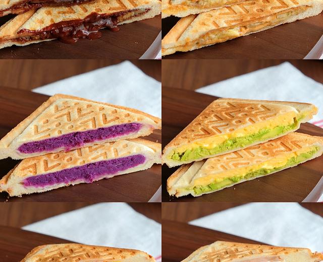 6款爆浆热压三明治🥪一周早餐不重样的做法