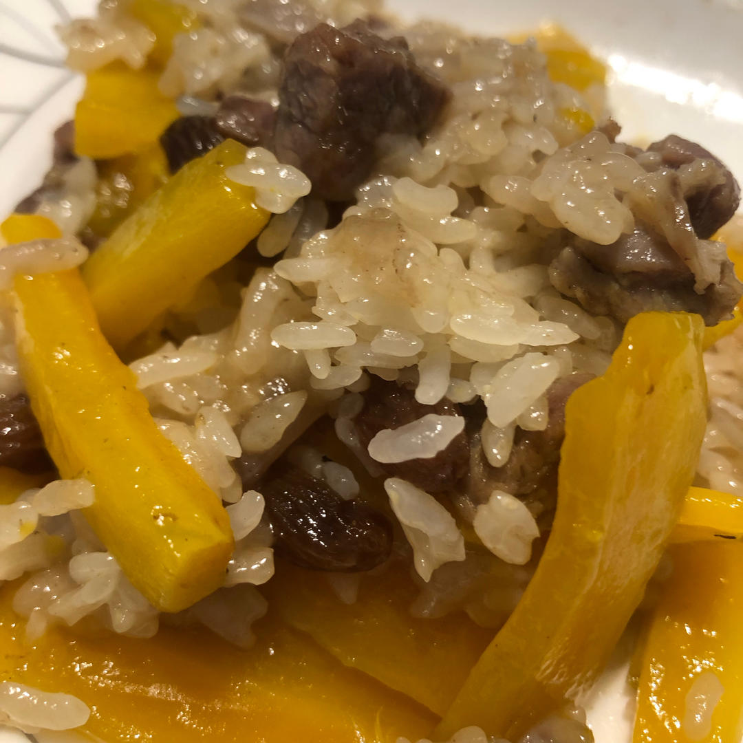 配料简单的喀什手抓饭