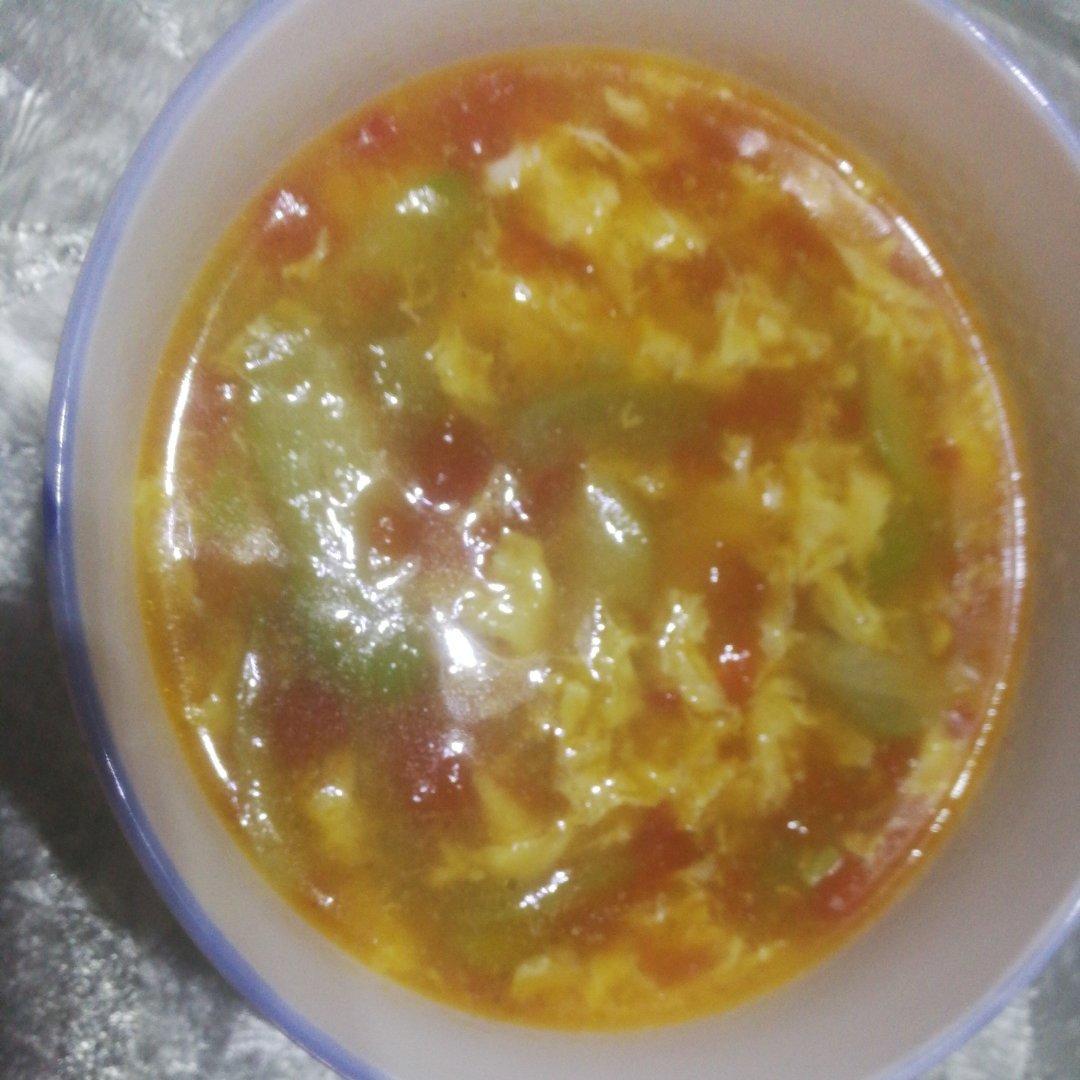 鲜鲜鲜~丝瓜炒蛋汤