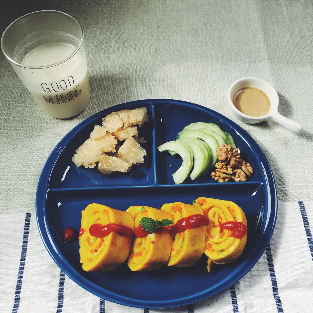 蔬菜厚烧蛋 宝宝爱吃的早餐