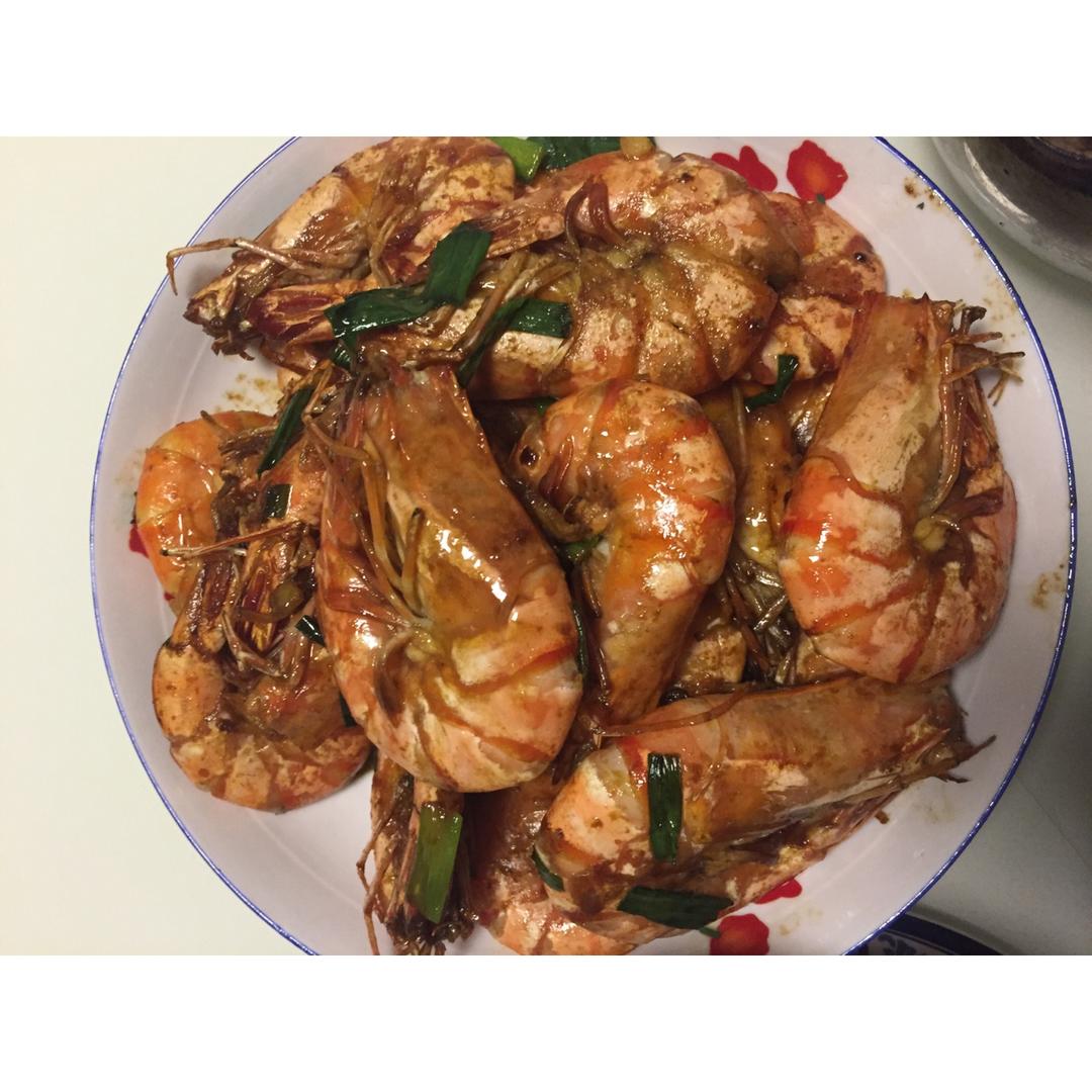 十分钟做好吃的红烧大虾