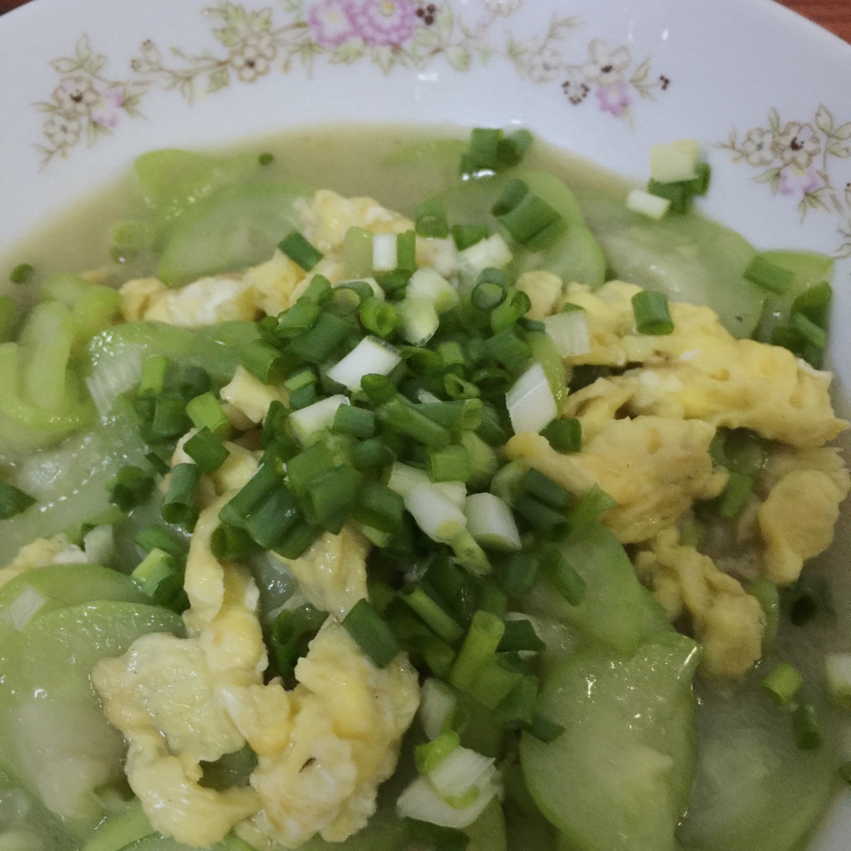 丝瓜炒蛋