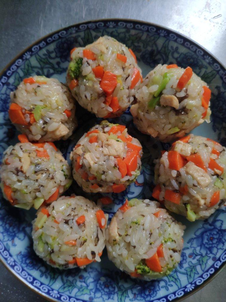 营养蔬菜饭团