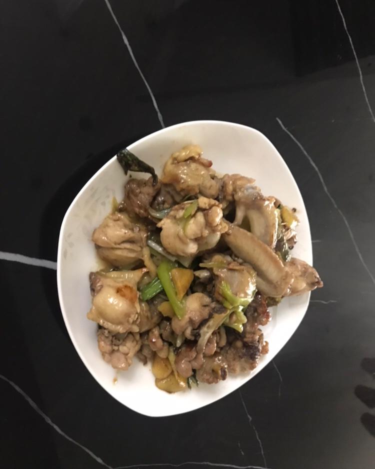姜葱炒鸡