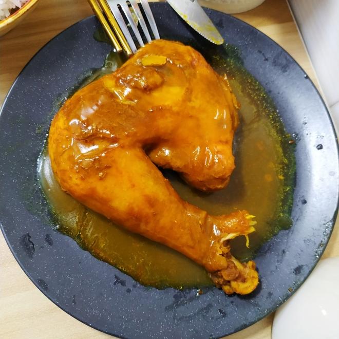 电饭煲姜黄粉焗鸡的做法
