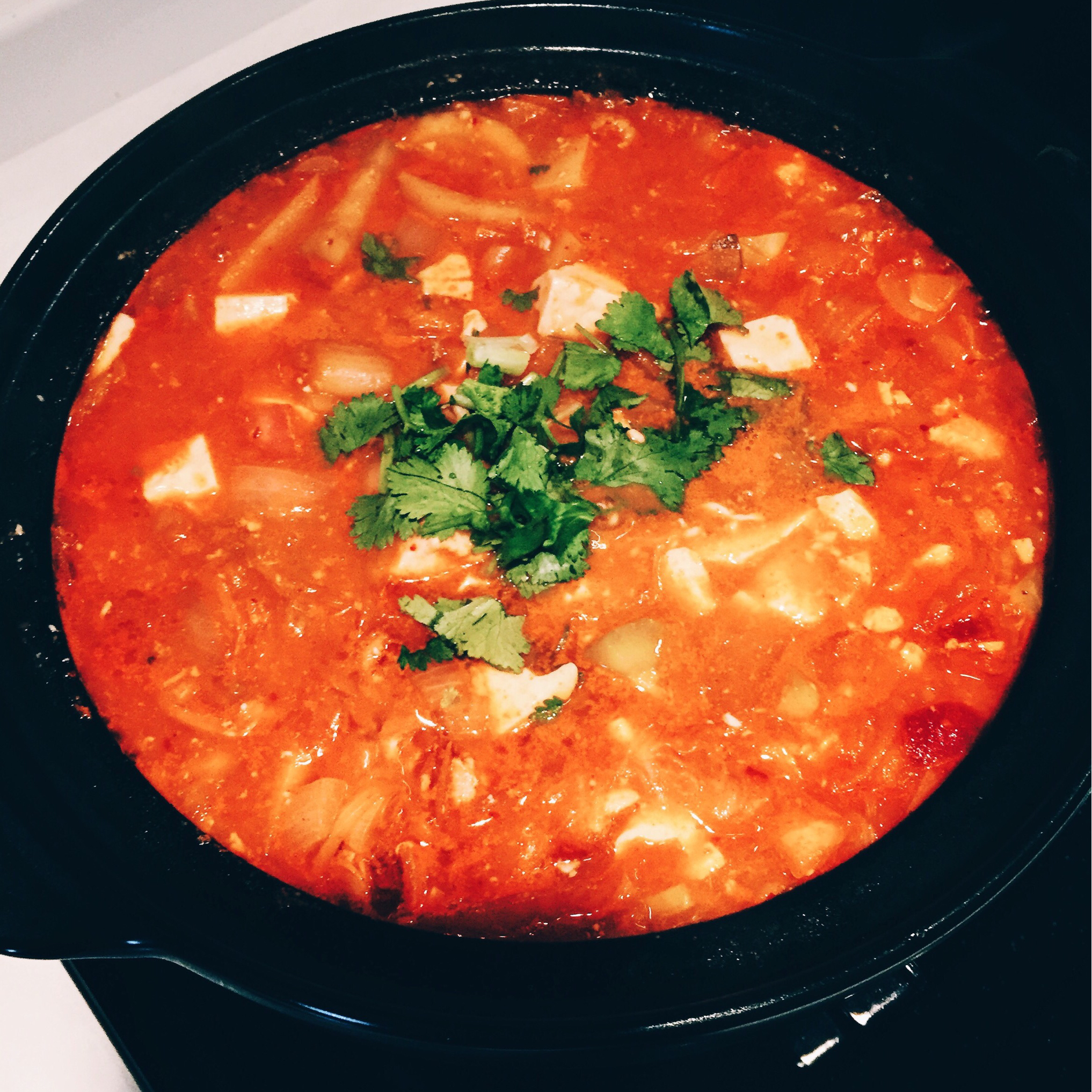 韩式豆腐锅 Korean Tofu Hotpot