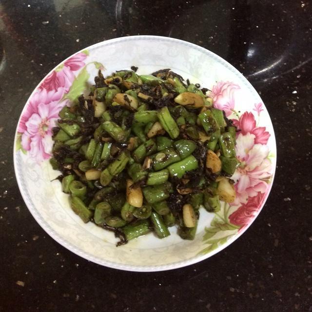 橄榄菜炒四季豆的做法