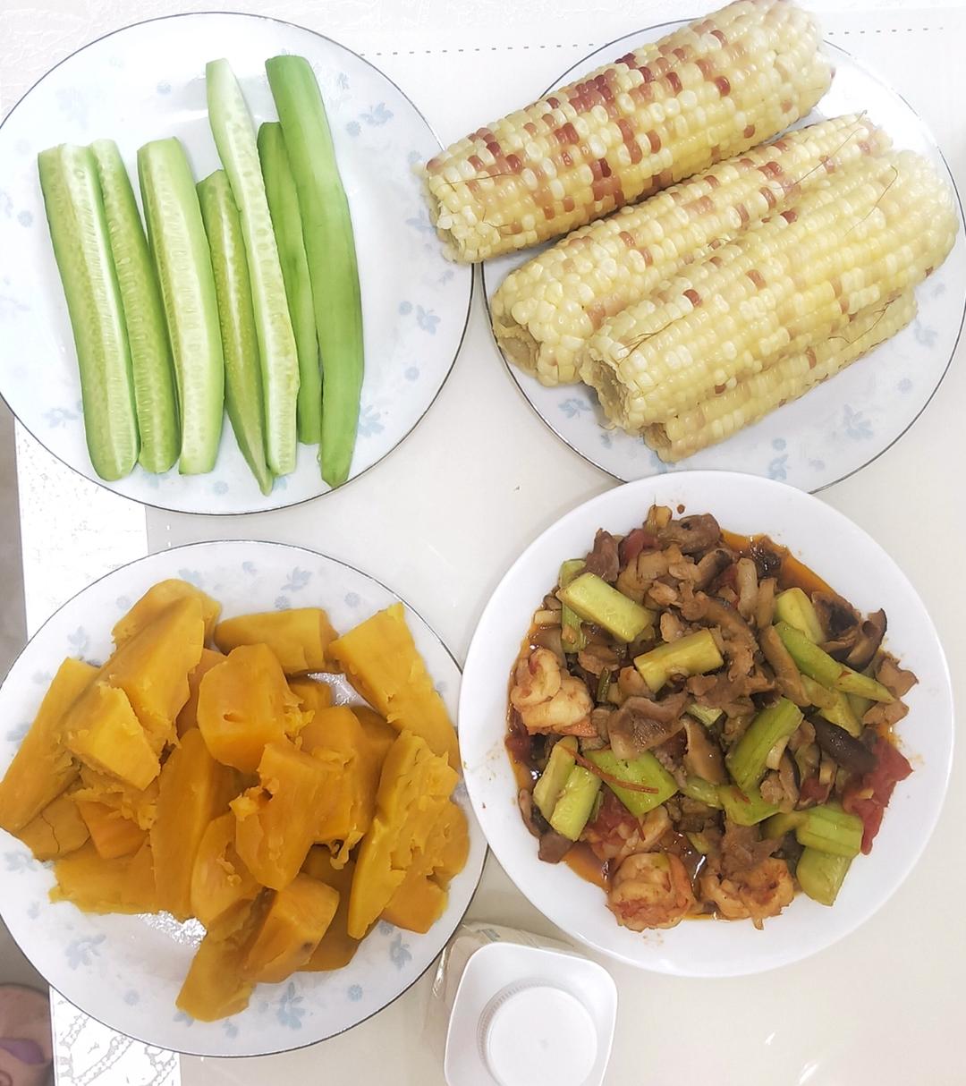 虾仁香菇打卤面
