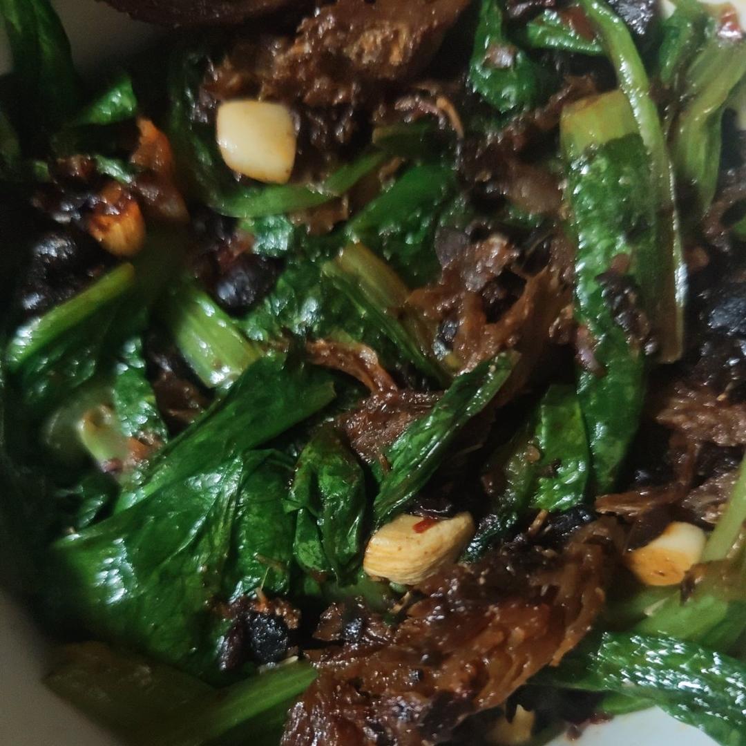 豆豉鲮鱼油麦菜