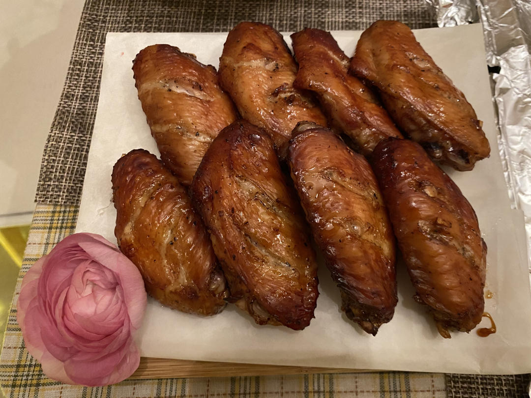 蒜香烤鸡翅｜又香又嫩