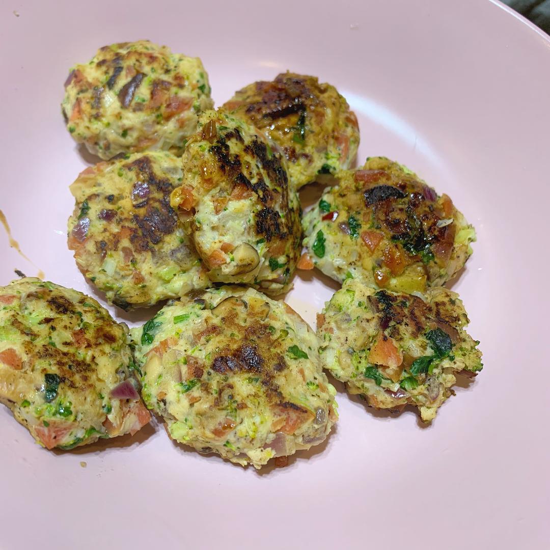 减脂鸡胸肉饼