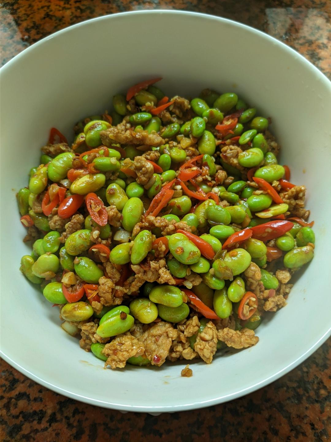 毛豆炒肉（米饭杀手系列八）