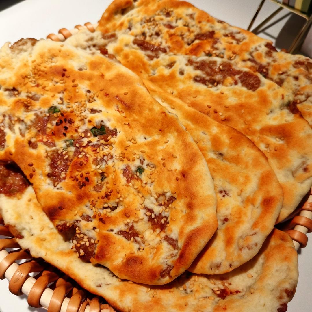 烤箱版鲜肉锅盔