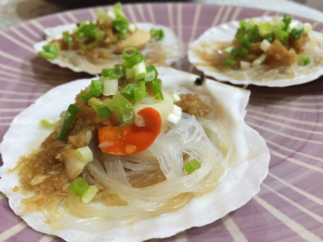 蒜蓉粉丝蒸扇贝