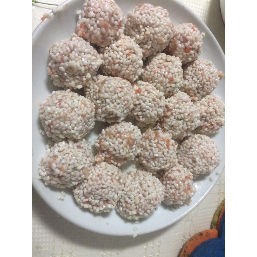 虾仁珍珠小丸子
