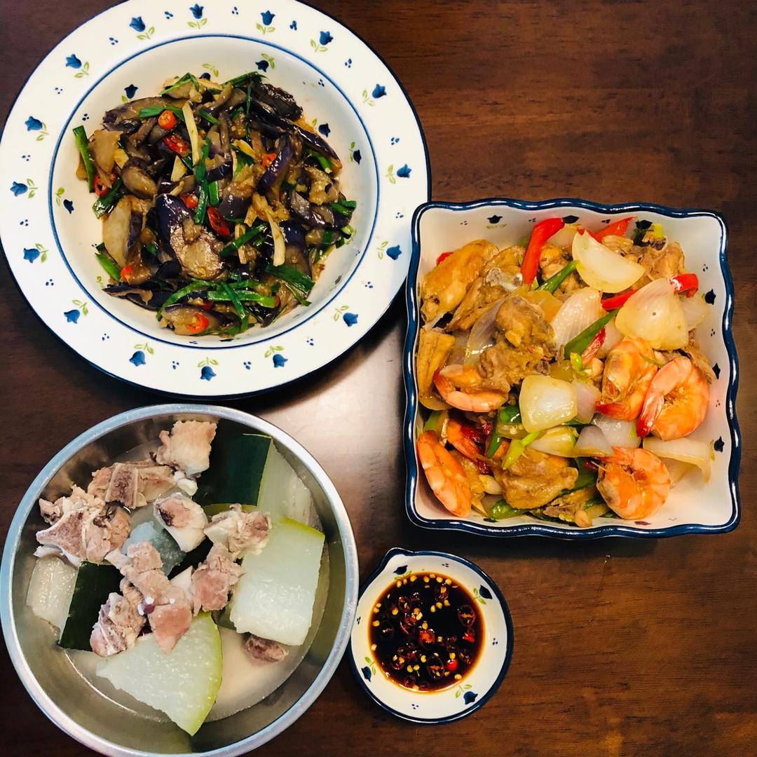 虾鸡煲（鸡煲改良版）