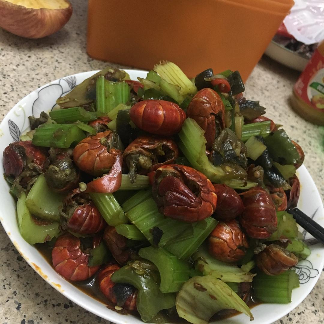 麻辣炒虾尾